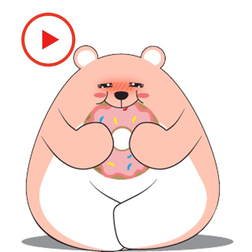 Hamster Fat Animated Stickers icon
