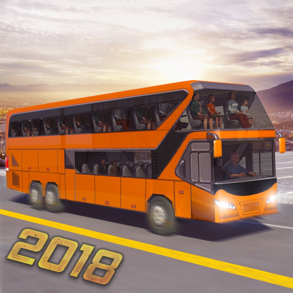 Big Bus Simulator 2018 - Driving School Test App Icon