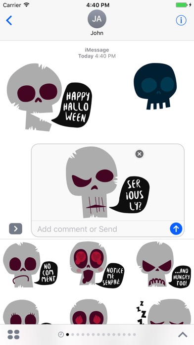 Skullmoji - Skull emojis screenshot 2