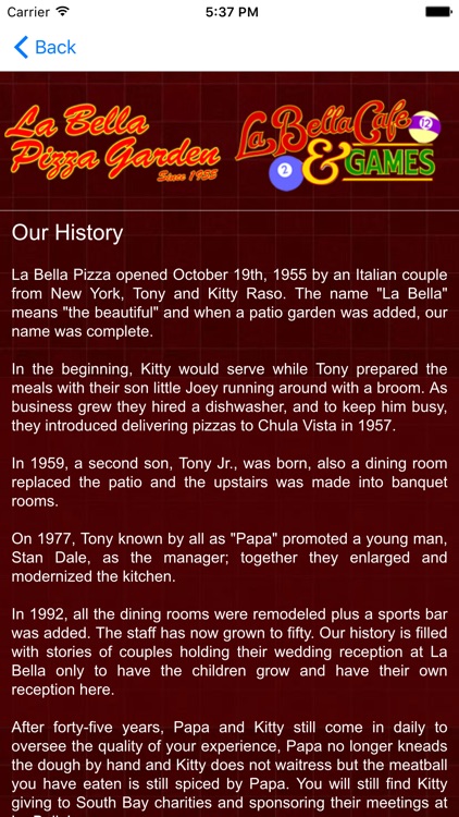 La Bella Pizza Garden screenshot-4