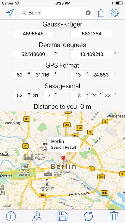 Gauss-Krüger Coordinates Tool