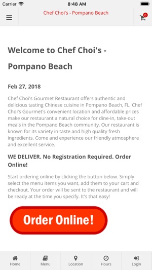 Chef Choi's Pompano Beach(圖1)-速報App