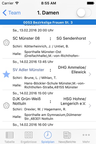 SV Adler Münster screenshot 2