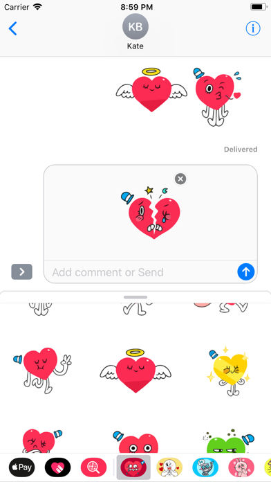 Love Emojis Lovely Emotes Pack screenshot 2