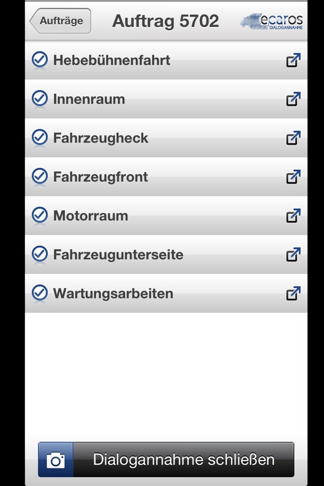 ecaros Dialogannahme screenshot 4