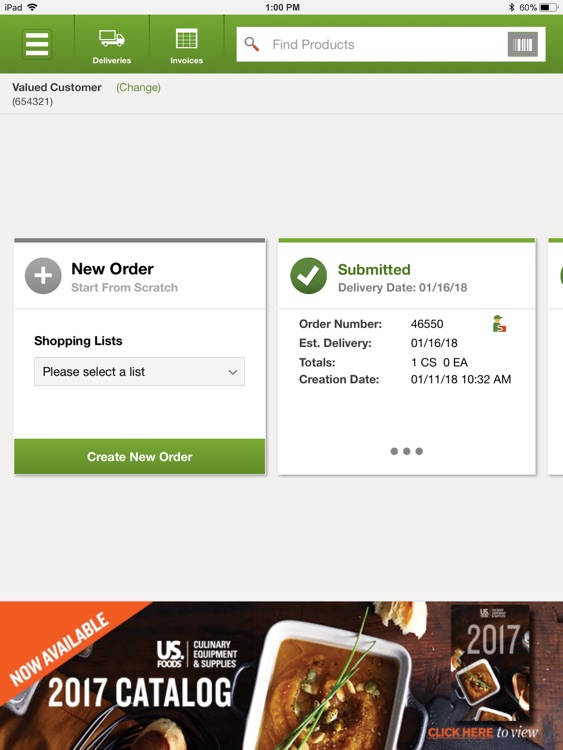US Foods for iPad