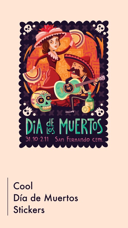 Día de los Muertos Stickers