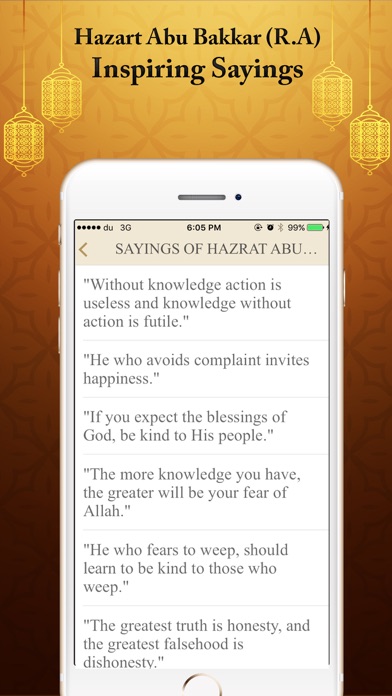 How to cancel & delete Hazrat Abu Bakar Siddique R.A Biography Quiz Quote from iphone & ipad 4