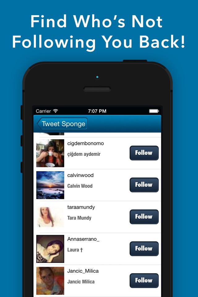 Tweet Sponge Pro- Who UnFollow screenshot 2