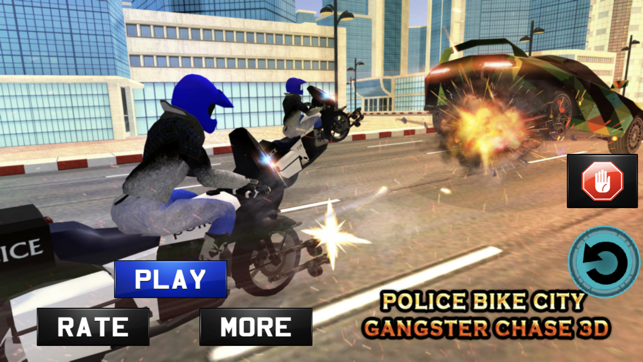 Us Police Bike Gangster Chase(圖2)-速報App