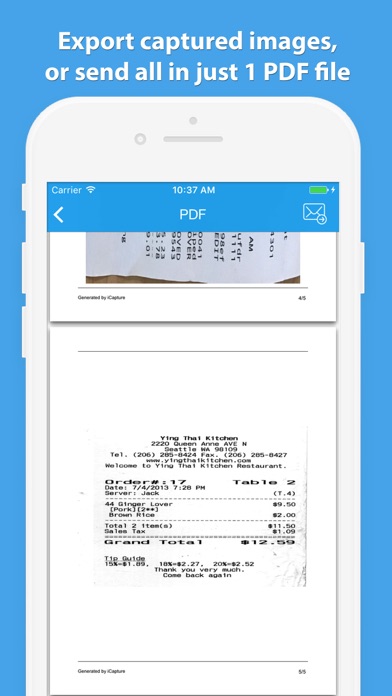 iCapture: Document Scanner screenshot 4