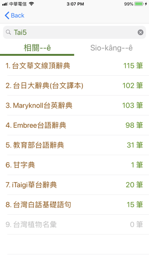 ChhoeTaigi 台語辭典 (Taigi Dict)(圖2)-速報App