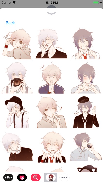 Anime Boys Stickers screenshot-3