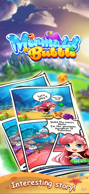 Mermaid Bubble Shooter(圖5)-速報App