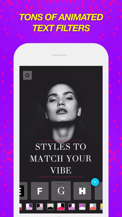 Hype-Type: Moving Text Photo-s