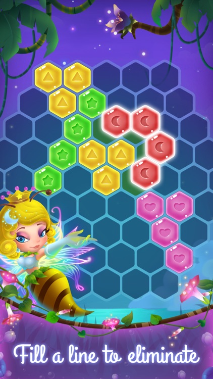 Flower Secret - Hexagon Block Puzzle