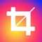 Create awesome no crop square photos that will blast your instagram account easily and quickly