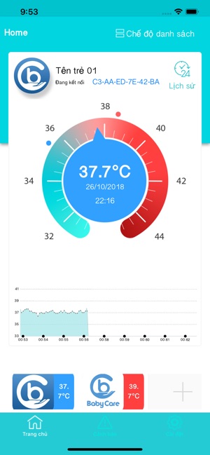 BabyCare Nhiệt kế thông minh(圖4)-速報App