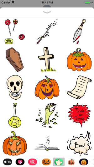 Happy Halloween Dark Sticker