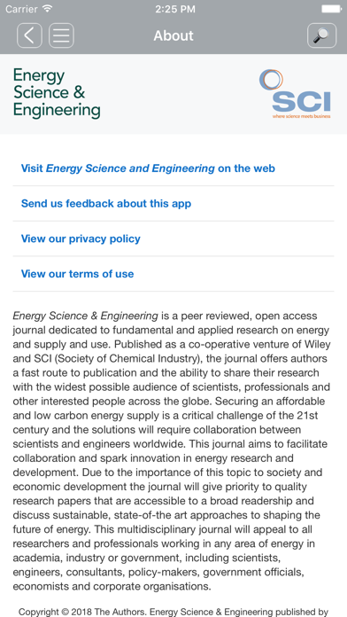 Energy Science and Engineering screenshot 3