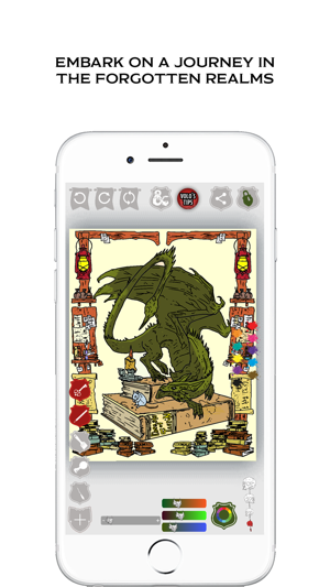 Dungeons & Dragons Colouring App(圖1)-速報App