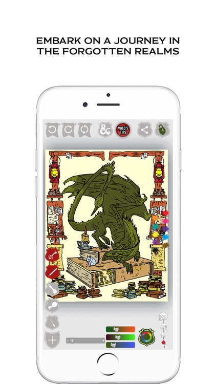 Dungeons & Dragons Coloring App