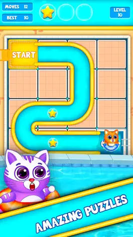 Game screenshot Kitty Pool Slide Fun apk