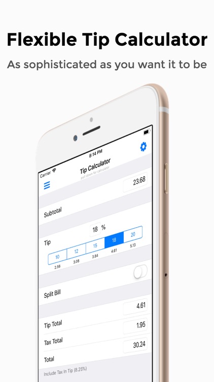Tip Calculator +++ screenshot-0