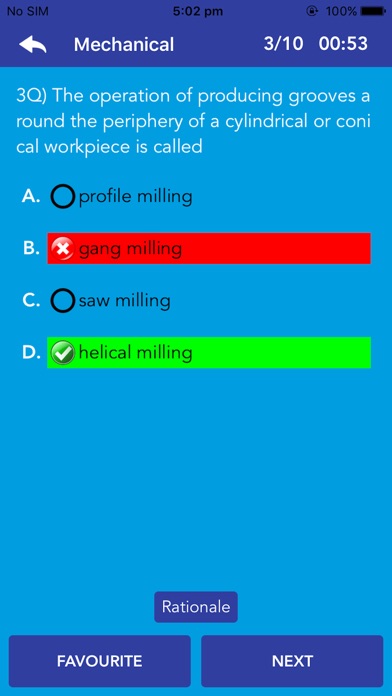 Mechanical Engineering Exam screenshot 3