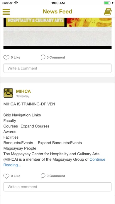 MIHCA Mobile App screenshot 3