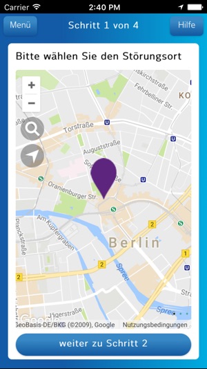 Stromnetz Berlin StörMeldung