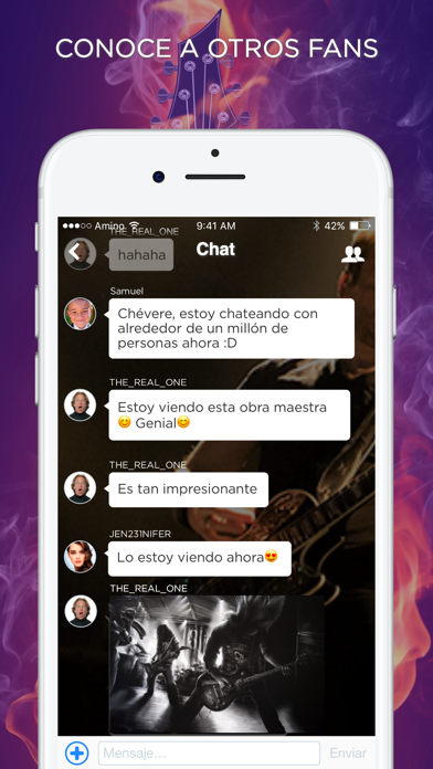 Rock Amino en Español screenshot 2