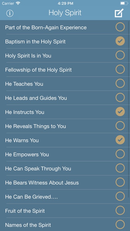 Holy Spirit's Works