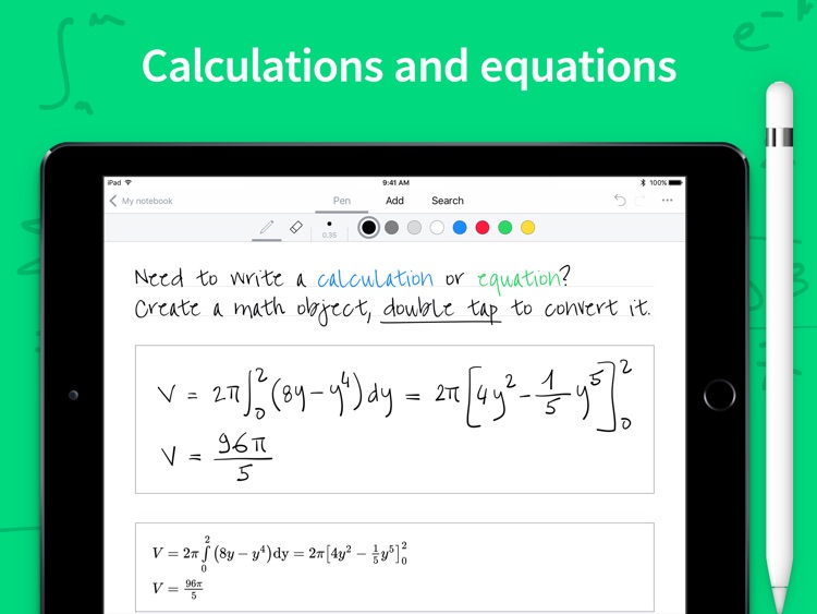 MyScript Nebo – Note Taking for Apple Pencil screenshot-3
