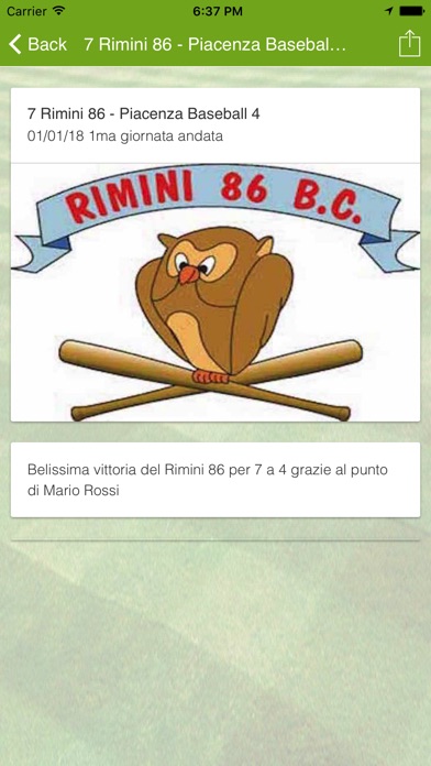 Rimini 86 Baseball Club screenshot 2