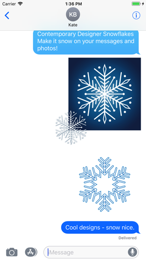 Snowflakes Sticker Pack