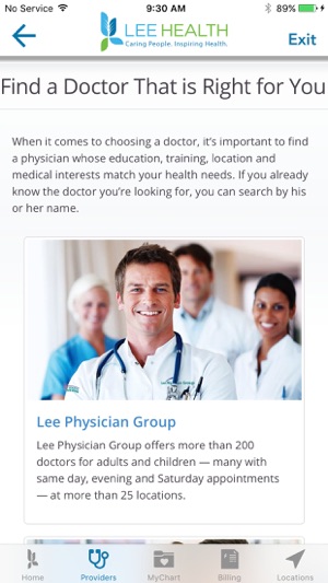Lee Physician Group My Chart