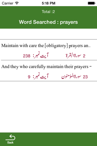 Searching Quran screenshot 4
