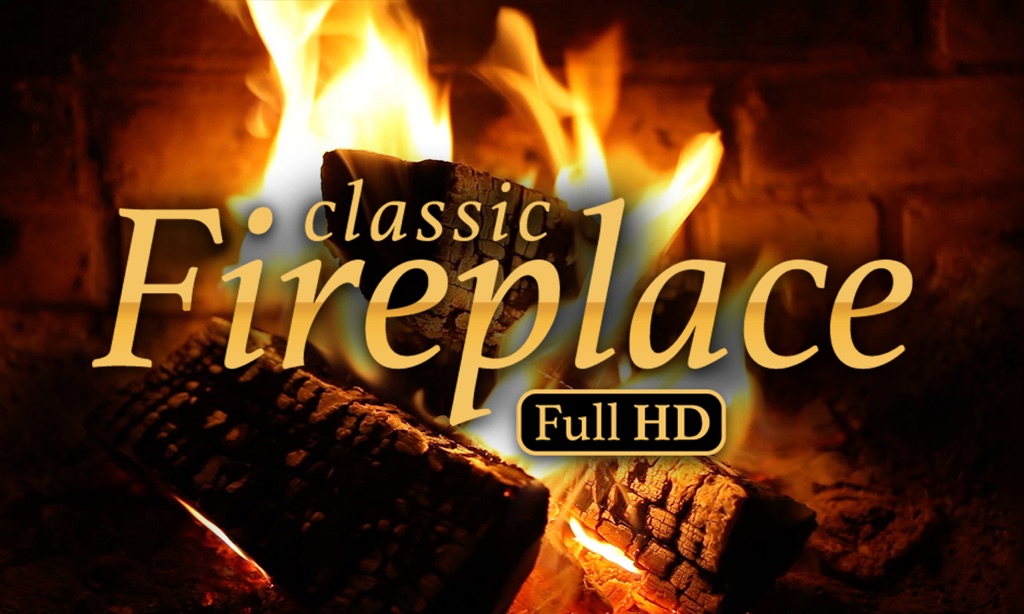 Classic Fireplace Relaxing And Romantic Fire Flames For Apple Tv By