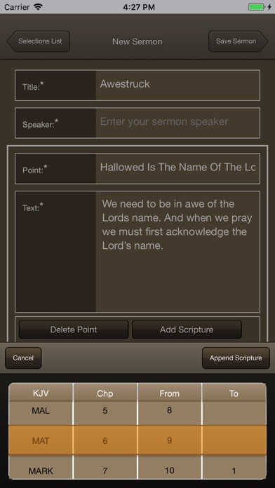 Caranba Sermon Notes screenshot 3