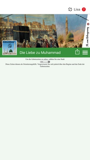 Die Liebe zu Muhammad