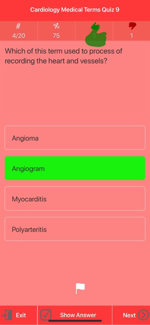 Cardiology Medical Terms Quiz(圖3)-速報App