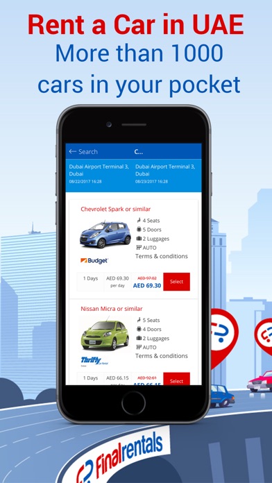 Finalrentals Car Rental App screenshot 3