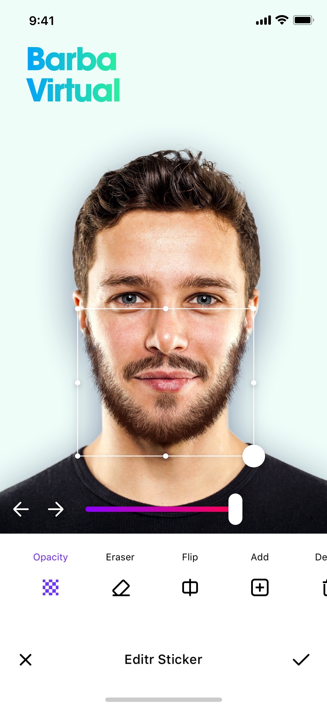 Screenshot do app Photable - Retocar Corpo Cara