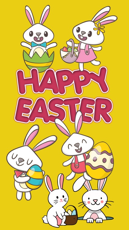 Easter Rabbit 2018 Stickers