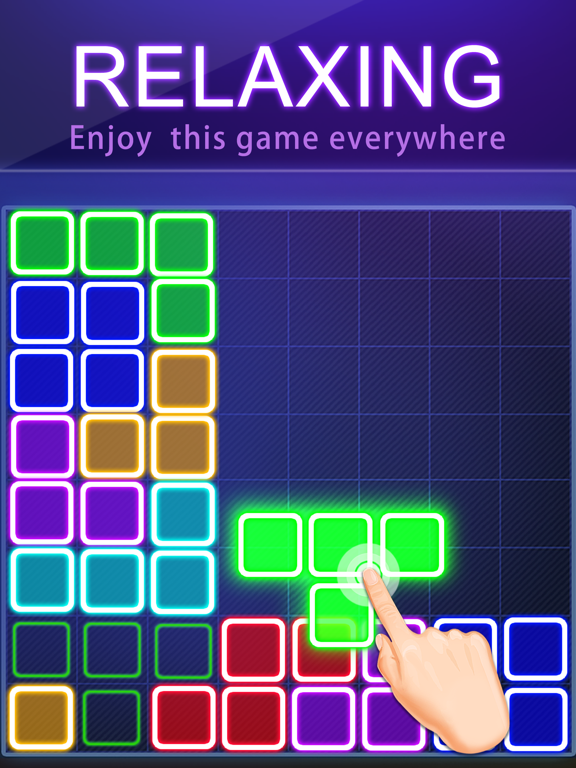 Block Puzzle -Glow Puzzle Game screenshot 3