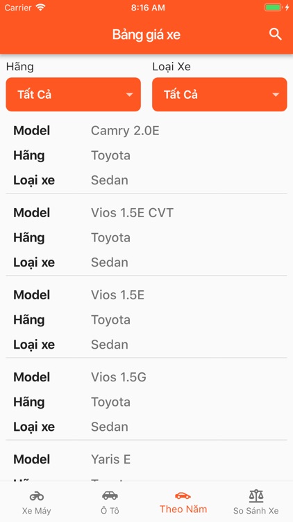 Giá Xe Thị Trường screenshot-4