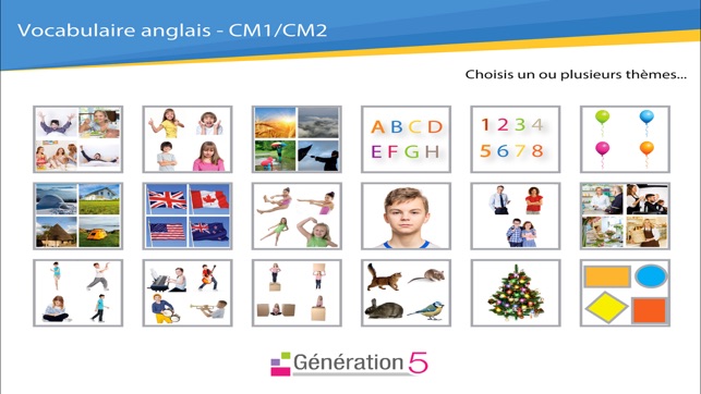 Vocabulaire anglais CM1-CM2(圖1)-速報App