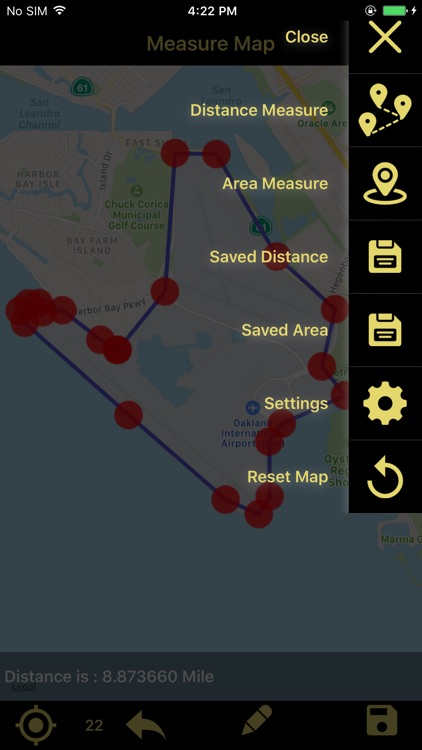 Distance & Area Measure On Map screenshot-3