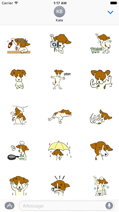 Jack Russell Terrier Dog - JackMoji Sticker screenshot 2